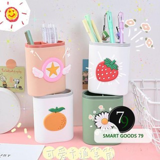 [Freeship hàng cao cấp 356] hộp cắm bút hình nghộ nghĩnh 2 ngăn
