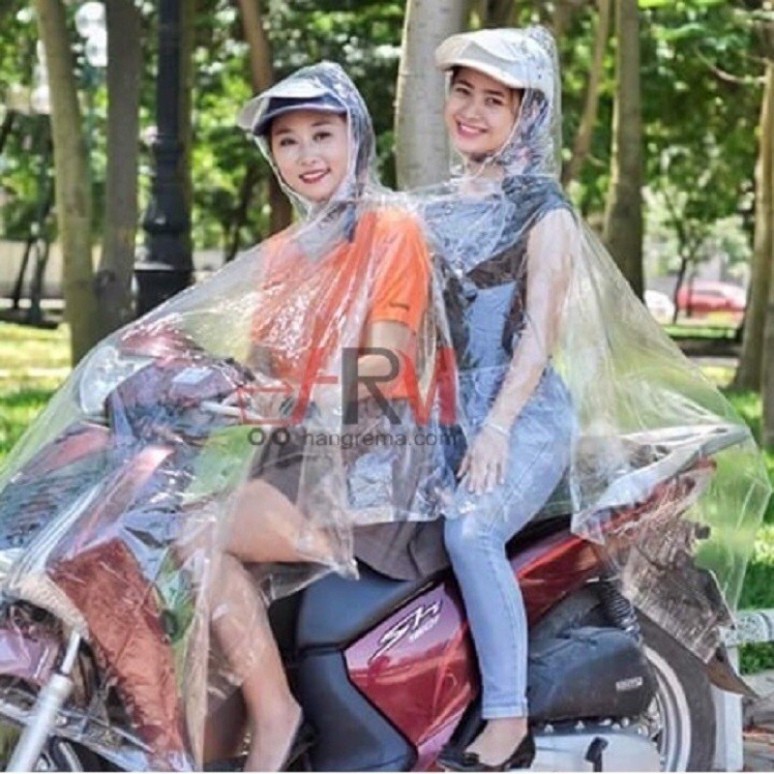 Áo mưa trong suốt 1 đầu- 2 đầu siêu dai siêu bền( chống nước tuyệt đối)