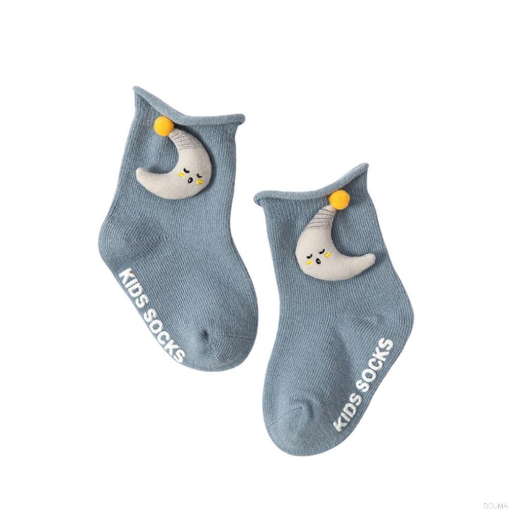 Baby Socks Combed Cotton Loose Boneless Children's Anti-Socks Autumn And Winter Baby Anti-Slip Socks Cute Cartoon Floor Socks