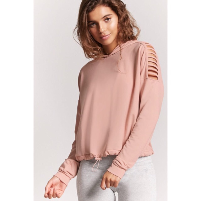 Áo Active Cut-out Hoodie F21 VNXK (hình thật ở cuối)