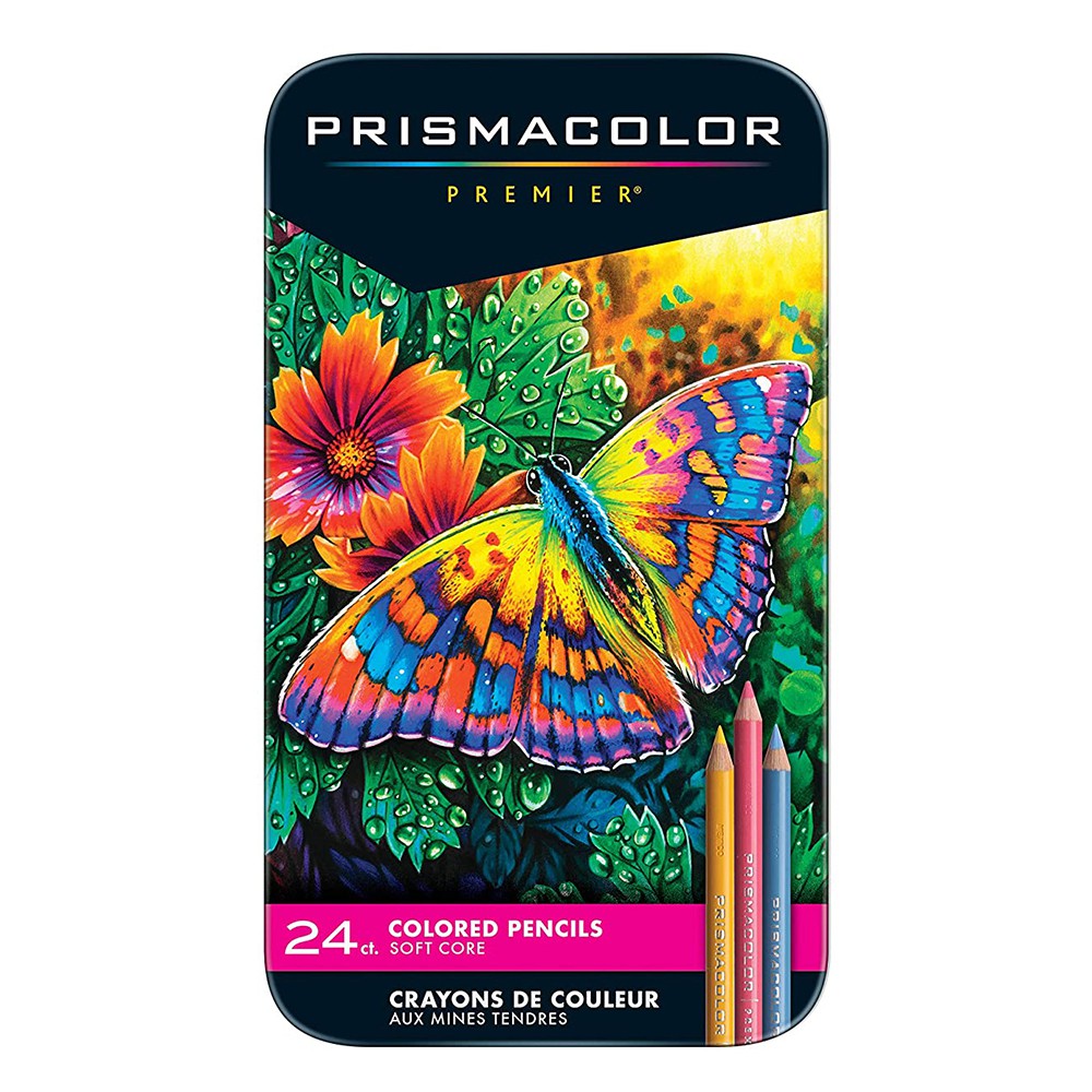 Bộ bút chì màu Prismacolor Premier Soft Core Pencils – 24 Màu