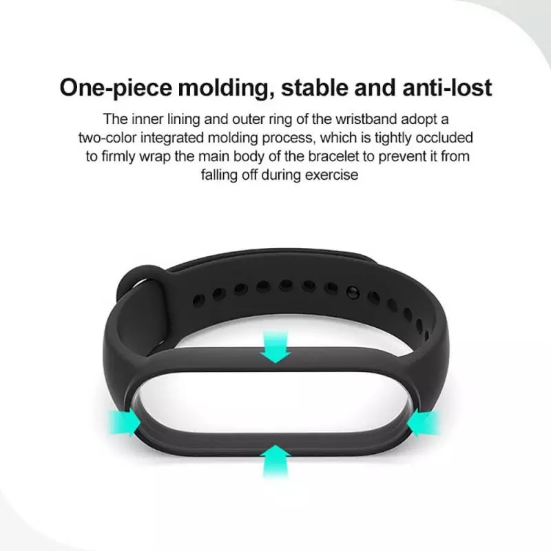 Dây Đeo Tay Thay Thế Bằng Silicon Mềm Chống Thấm Nước Màu Kẹo Cho Xiaomi Mi Band 5