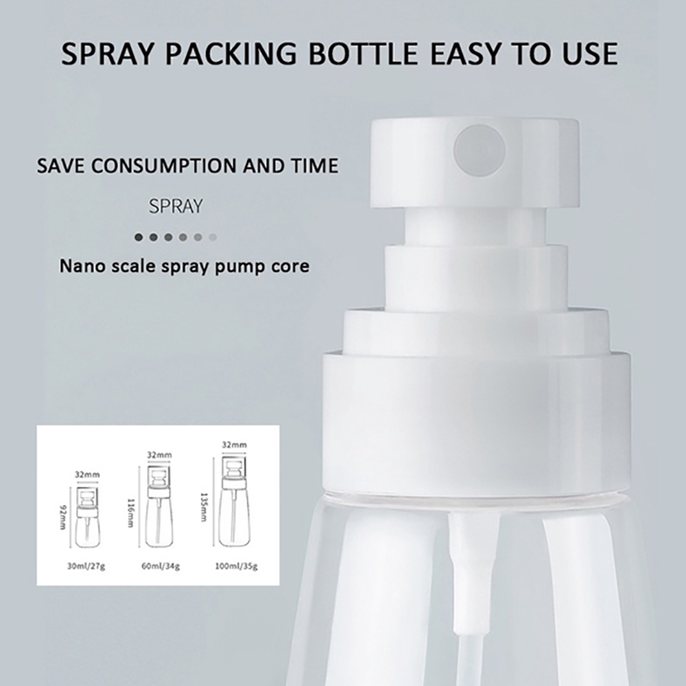 Chai xịt nước phun sương mịn làm ẩm loại chữ U có thể châm đầy lại