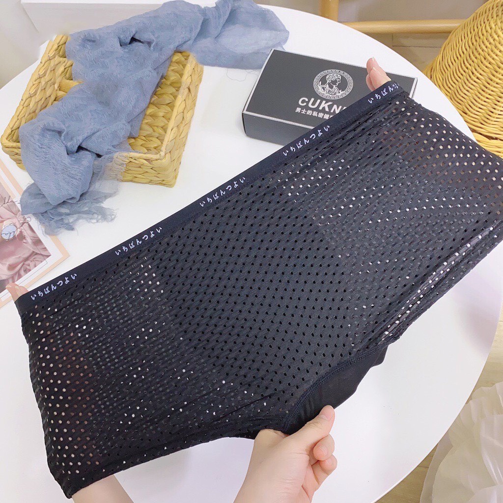 Hộp 5 Quần Lót Nam Đùi Thông Hơi Xuất Nhật Cao Cấp