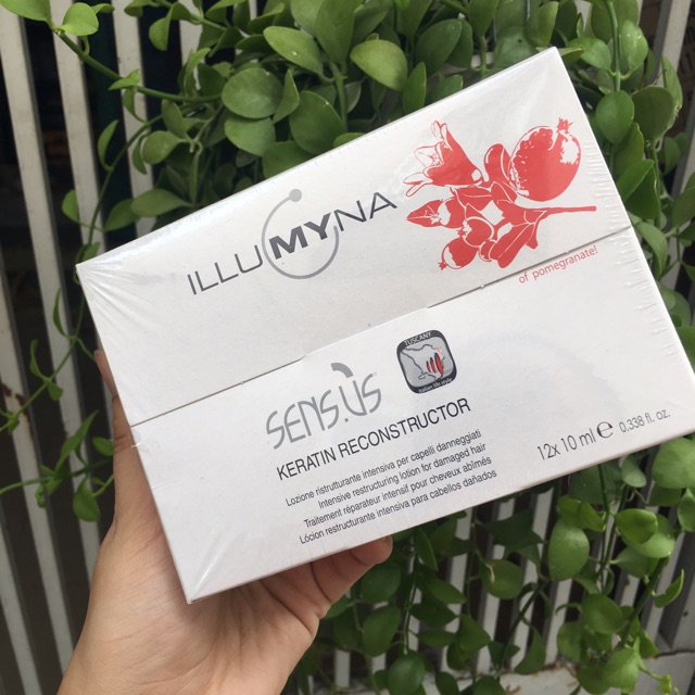 COMBO 3 LỌ HUYẾT THANH PHỤC HỒI TÁI TẠO TÓC HƯ TỔN DO UỐN DUỖI NHUỘM SENSUS ILLUMYNA KERATIN RECONSTRUCTOR