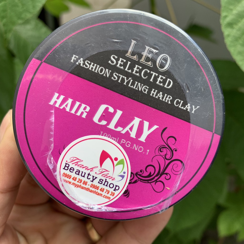 Sáp Vuốt Tóc Tạo Kiểu Giữ nếp lâu dài LEO Hair Clay Prosee 100g ( chính hãng )