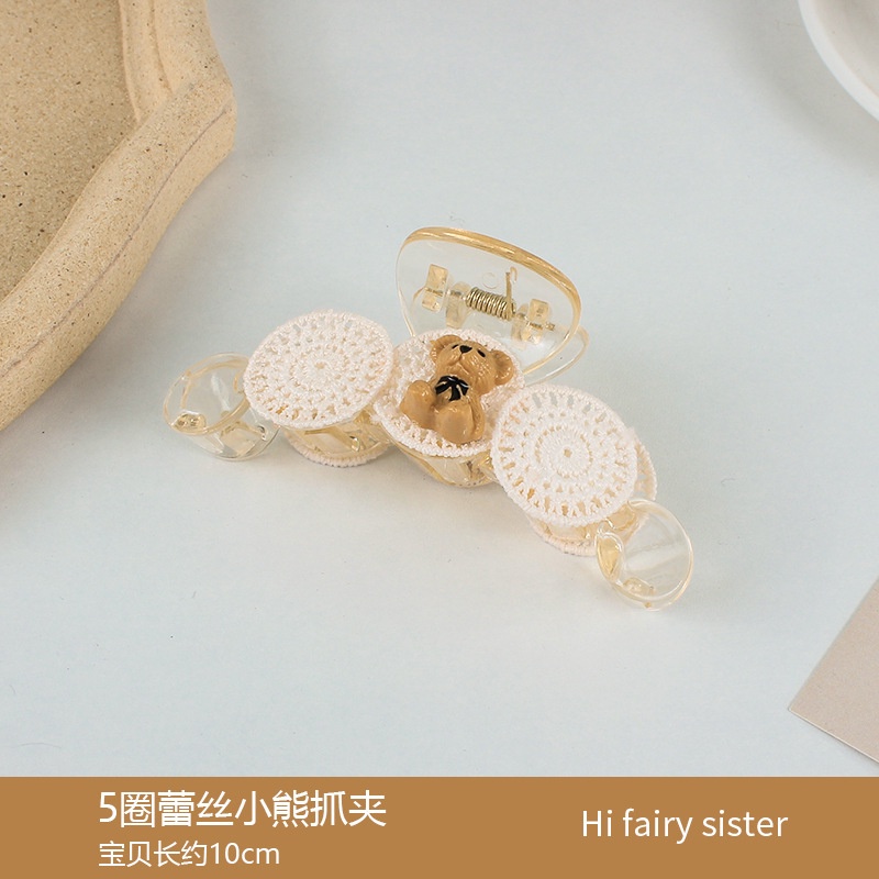 Kẹp tóc SEAGLOCA họa tiết gấu thời trang Hàn Quốc đáng yêu