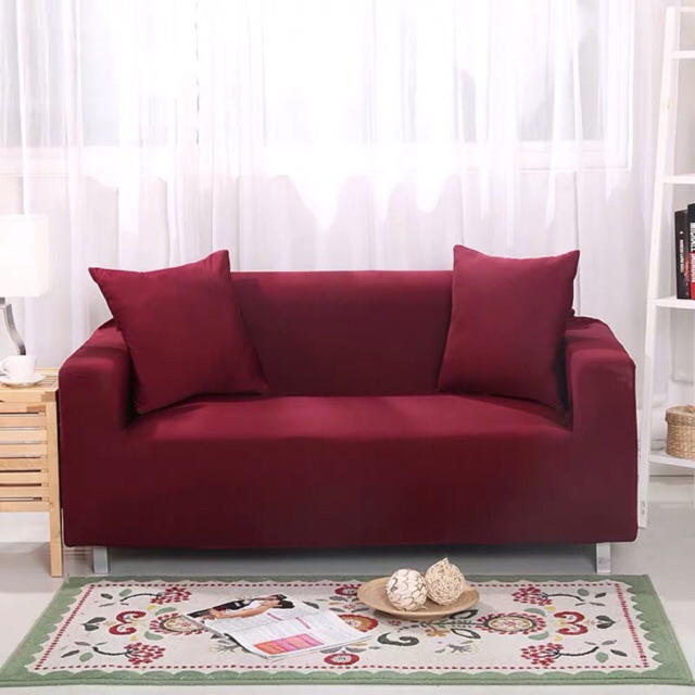 BỌC GHẾ SOFA màu đỏ tím cho sofa L sofa 1,2,3,4 chỗ