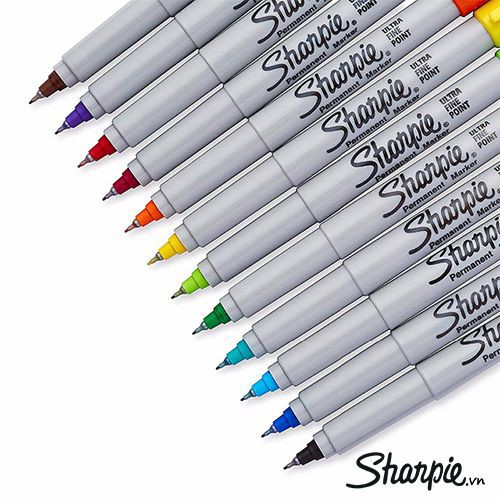 Bút lông dầu ngòi kim Sharpie Ultra Fine - Purple (Màu tím)