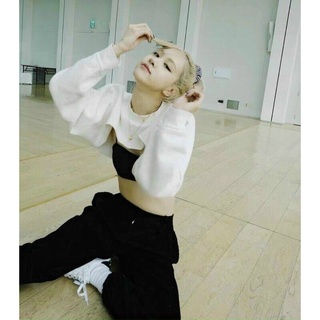 Set bộ 3 món thể thao trắng đen ROSE BLACKPINK cao cấp - R0N