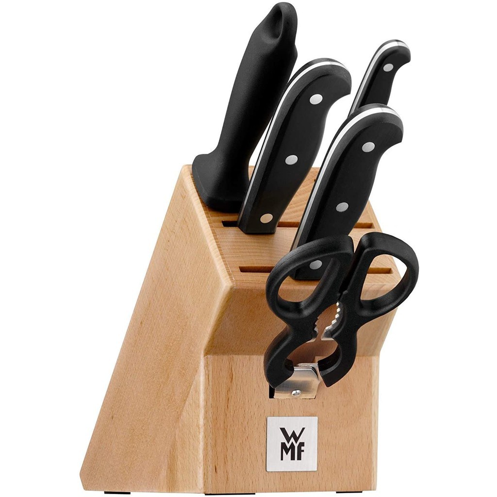 Set dao WMF Asia-Messerblock SPITZENKLASSE PLUS 6tlg  [Nhập Khẩu Đức]