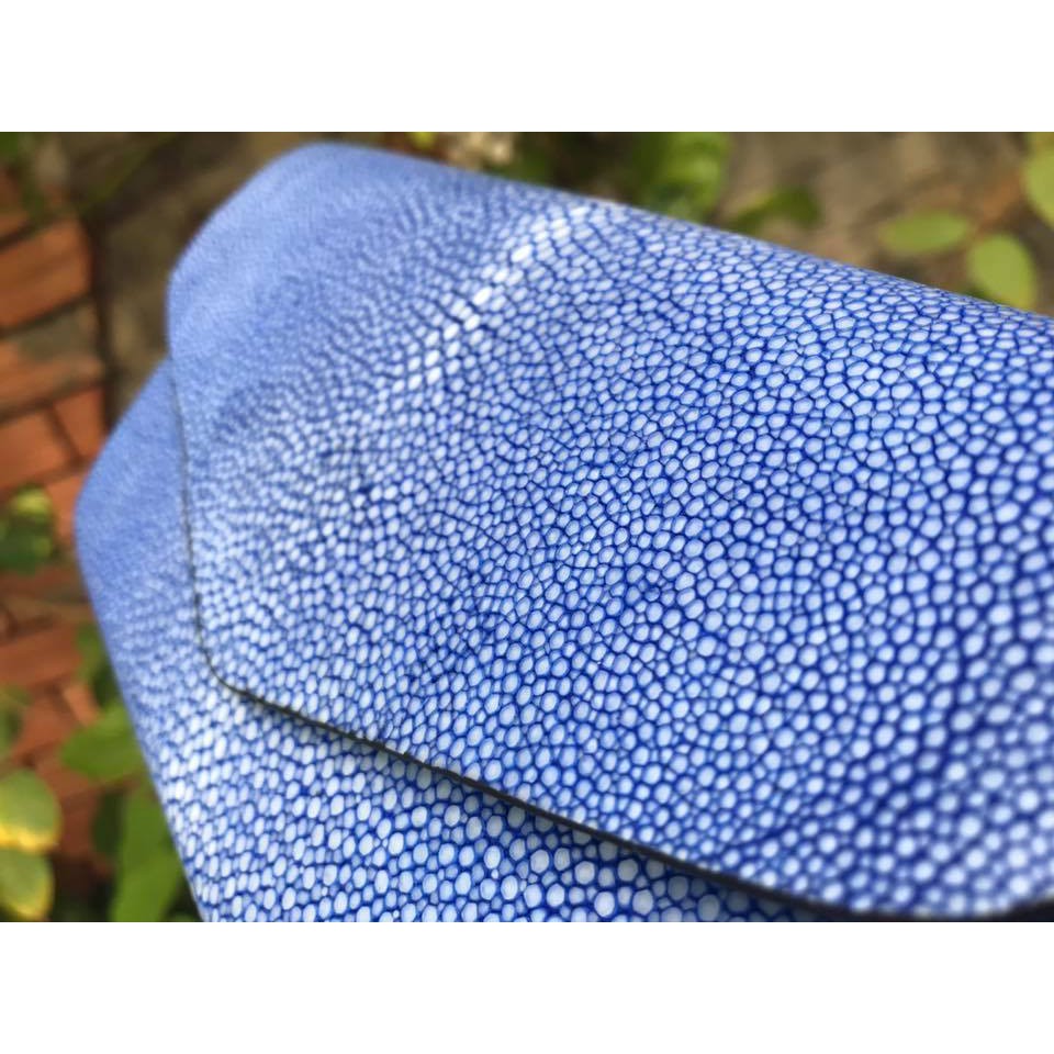 VÍ NỮ DA CÁ ĐUỐI HANDMADE 100%