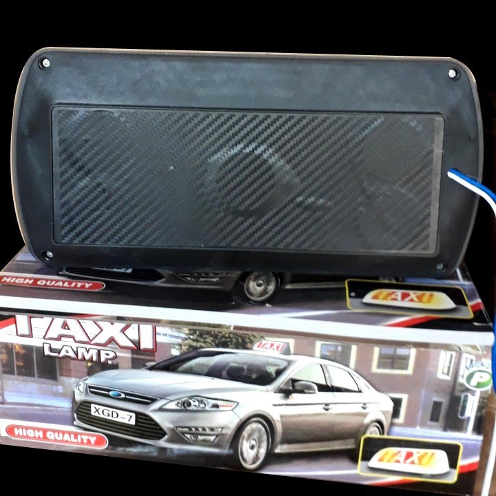 Đèn mào taxi 29x10x13cm hỗ trợ dán số điện thoại