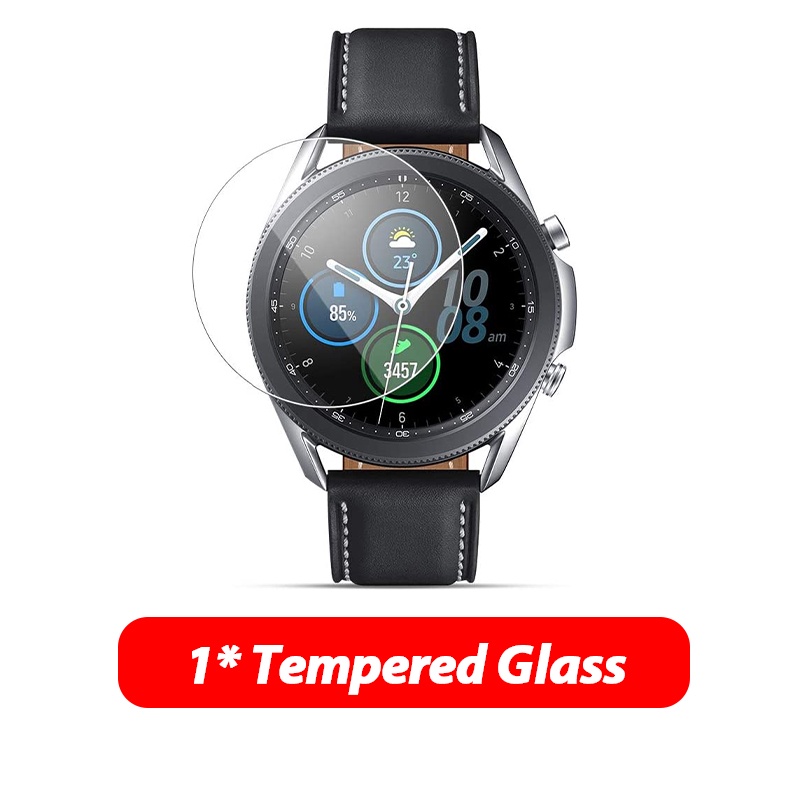 Ốp điện thoại PC cường lực hai trong một bảo vệ cho Samsung galaxy watch 3 45mm 3 41mm