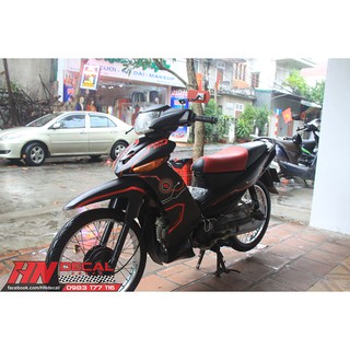 Tem Trùm xe Taurus Đen Chỉ Đỏ