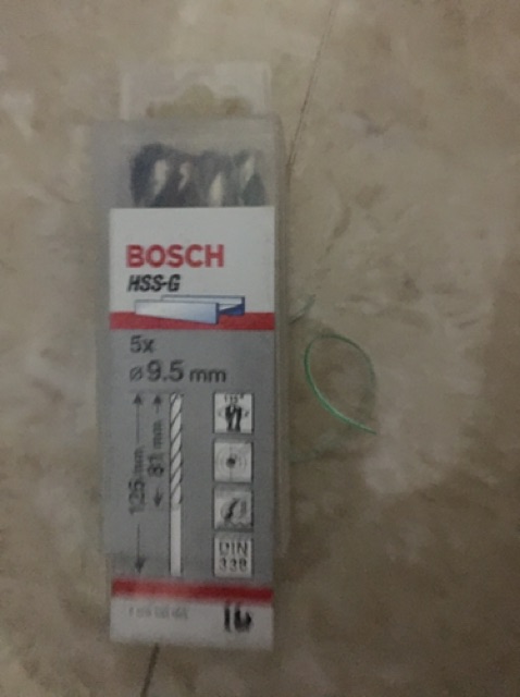 Mũi khoan sắt inox bosch mũi khoan $6 1 hộp 10 lưỡi