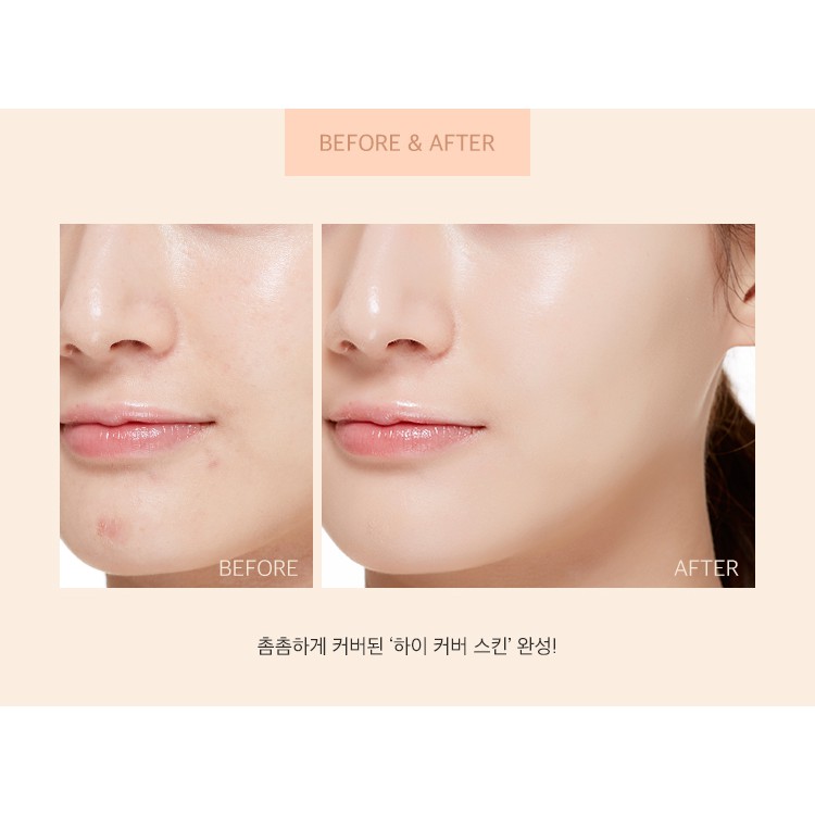 Phấn Nước Kiềm Dầu Missha M Magic Cushion Cover Lasting SPF50+ 15g - HỘP HỒNG