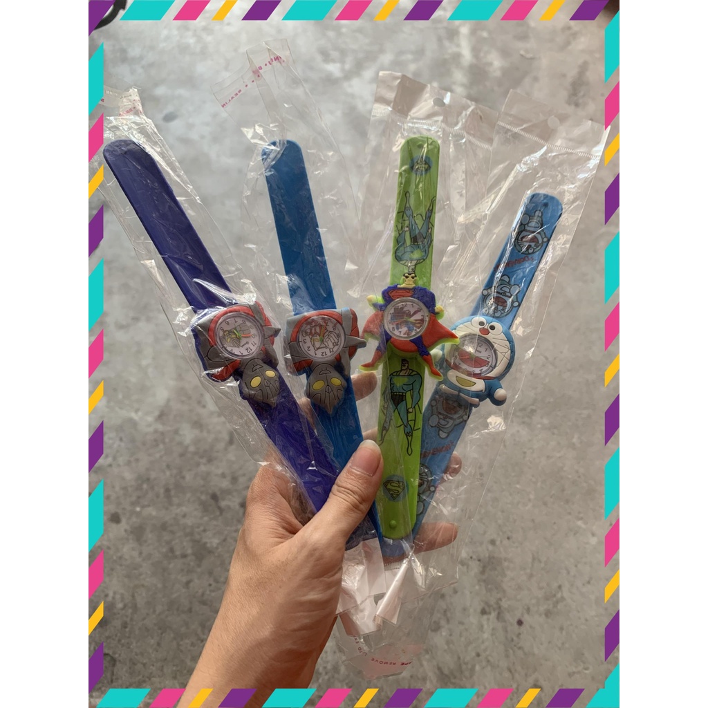 Đồng hồ điện tử đeo tay họa tiết hoạt hình dễ thương thích hợp làm quà tặng cho bé