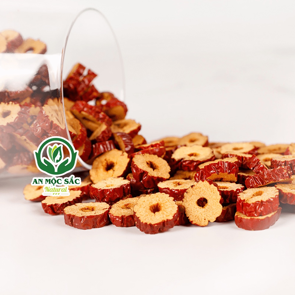 ✅[THƯỢNG HẠNG] Táo Đỏ Thái Lát Hàn Quốc Sấy Khô Đều Thơm Và Đẹp Tự Nhiên An Mộc Sắc