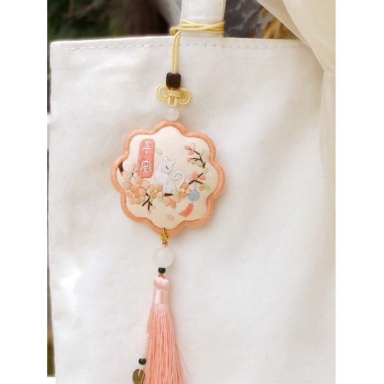 DIY BỘ KIT Bộ Phụ Kiện Túi Thơm Thêu Thủ Công Treo Trang Trí Xe Hơi Quà tặng gia đình và bạn bè - MIE HANDMADE