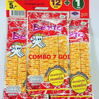 Combo 7 gói mực Pento Thái Lan 6g/gói