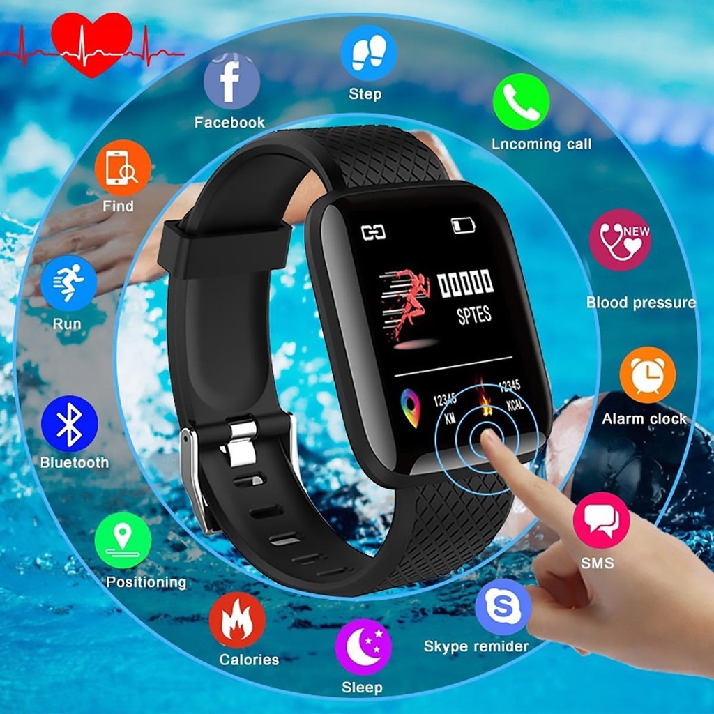 Đồng hồ thông minh Bluetooth, Đồng hồ đeo tay smart watch phone PYiALCY, dễ dàng sử dụng, bảo hành uy tín