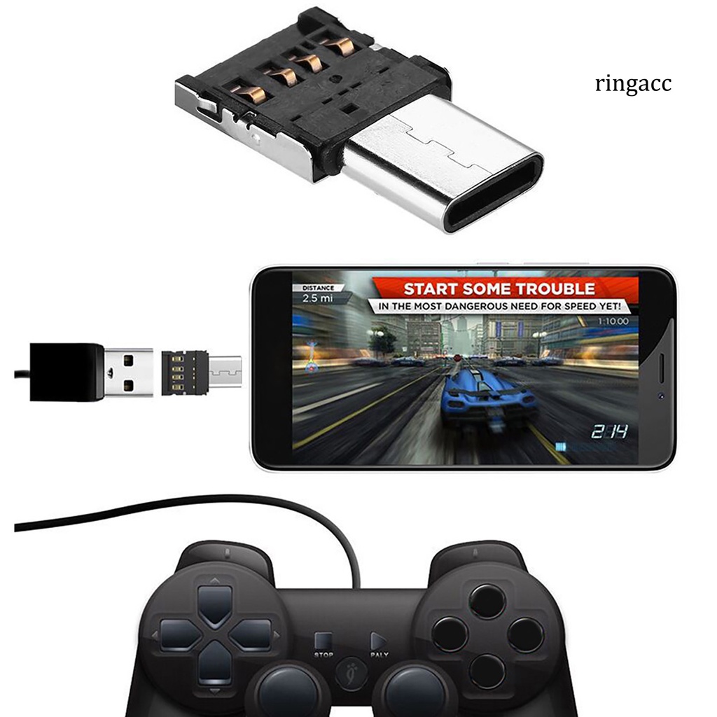 Đầu Chuyển Đổi Otg Loại C Sang Usb Cho Pc Laptop Điện Thoại Di Động
