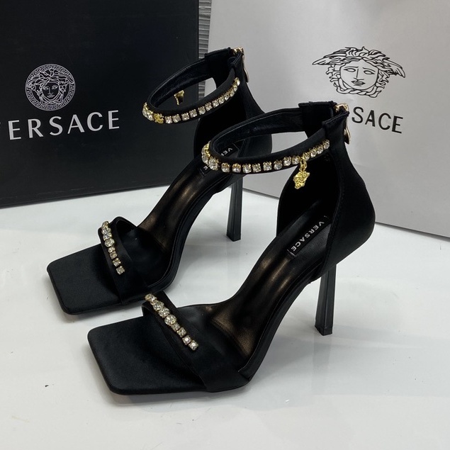 Guốc cao gót sangdal ver sace đính đá vàng - Sẵn hàng cao cấp  size 35-38 LX0430750