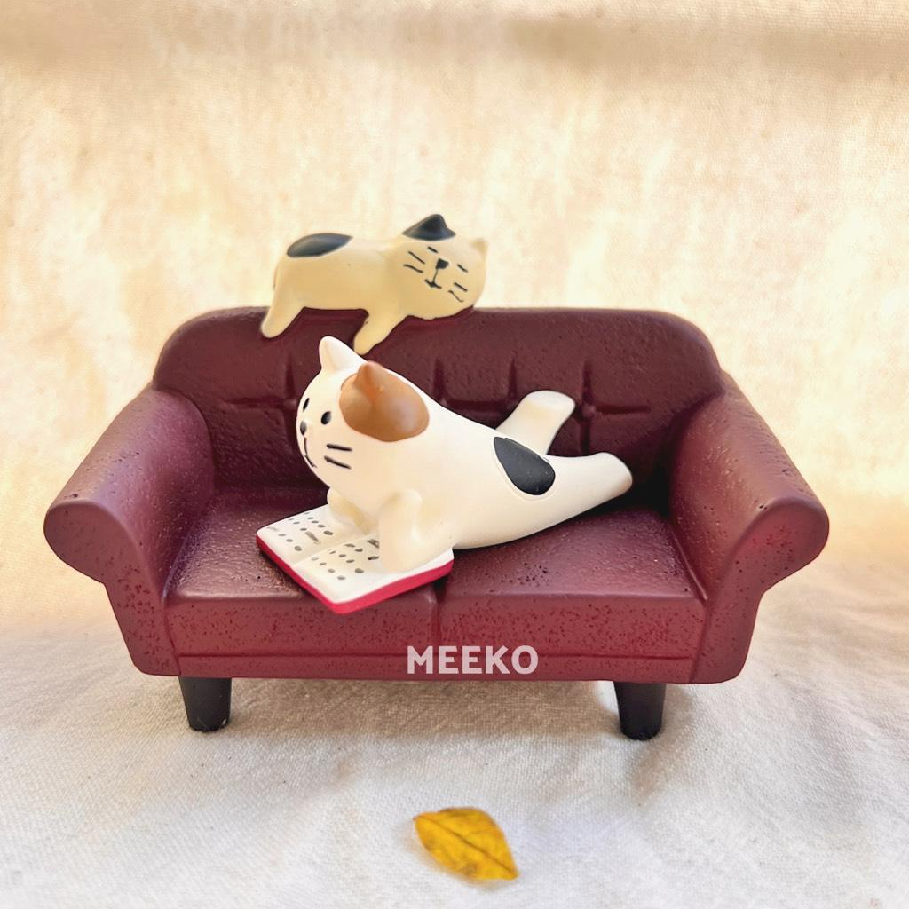 Mô hình mèo Boxy Cat tình cảm bằng thạch cao đặc trang trí PC, bàn làm việc MEEKO