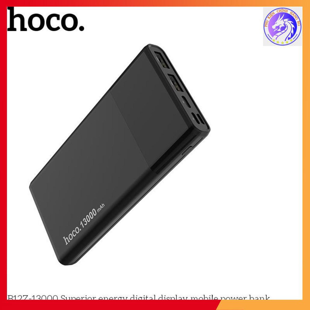 Sạc Dự Phòng Hoco B12Z 13000mah Superior 2 Usb, 3 cổng sạc vào - BH 1 Năm