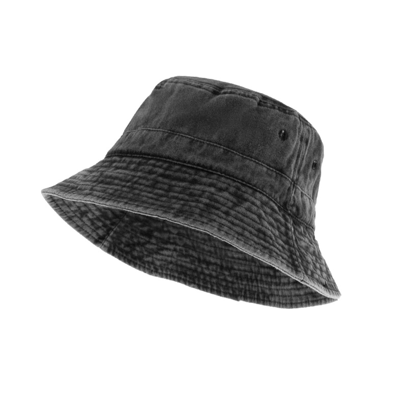 Nón Bucket Vải Cotton Màu Trơn Thời Trang Mùa Hè Dành Cho Nam Và Nữ