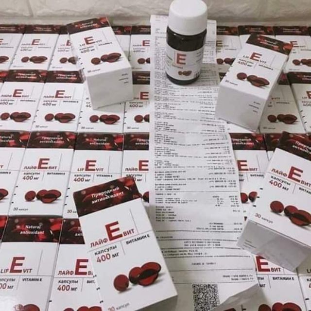 [Mã FMCGSALE giảm 5% đơn 250K] Vitamin E đỏ 400mg của Nga | Thế Giới Skin Care