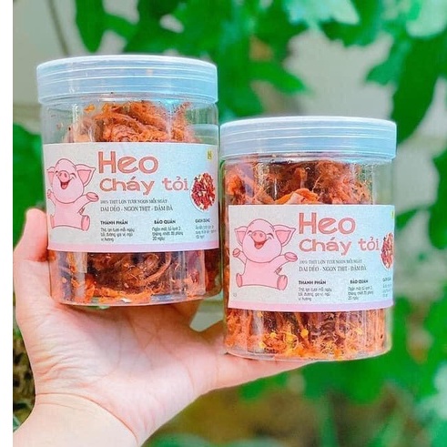 Heo Khô Cháy Tỏi Handmade Gói 200Gam LHY FOOD