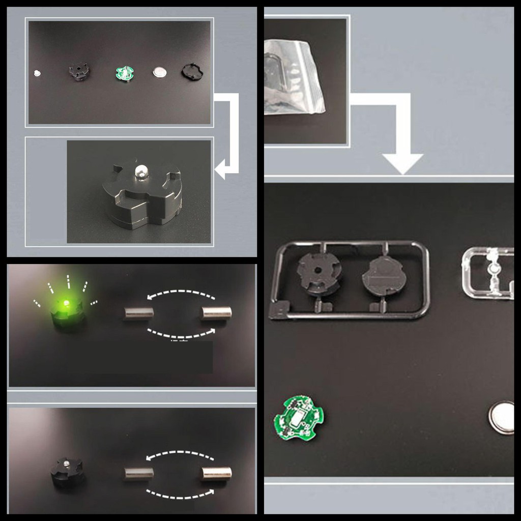 Đèn led cảm biến từ tính cho MG gundam các loại (00, UC, SEED , ....) mô hình custome LED Magnetic Sensor