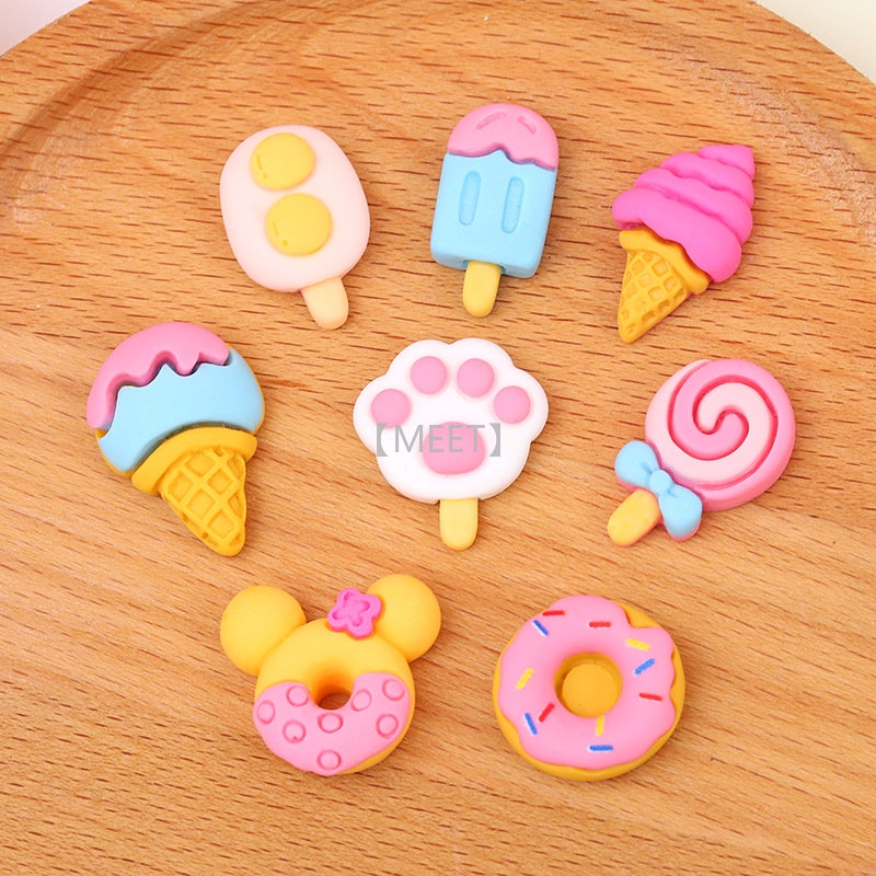 1 Túi Làm Trang Sức Hình Bánh Donut DIY Bằng Nhựa Resin