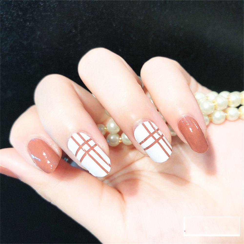 Sơn Móng Tay Tự Dính Che Phủ Toàn Diện Họa Tiết 3D