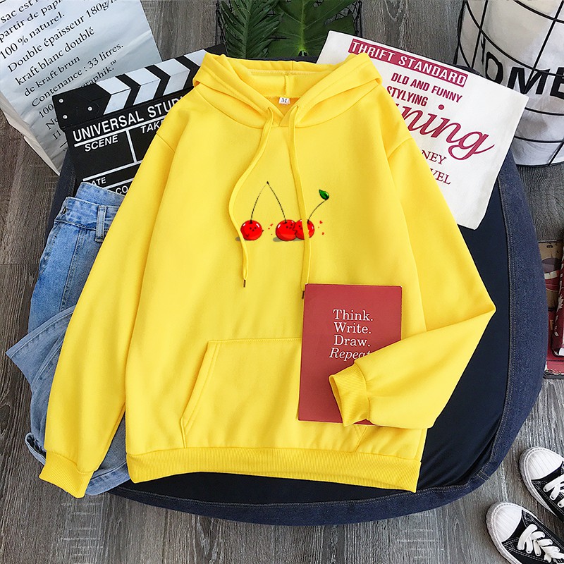 KAWASAKI Mới Áo Hoodie In Hình Quả Cherry Thời Trang Hip Hop | BigBuy360 - bigbuy360.vn