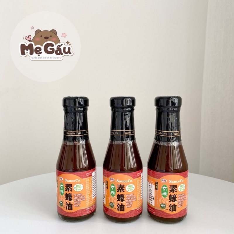 Dầu hào hữu cơ nấm Đài Loan 155ml cho bé từ 12m+