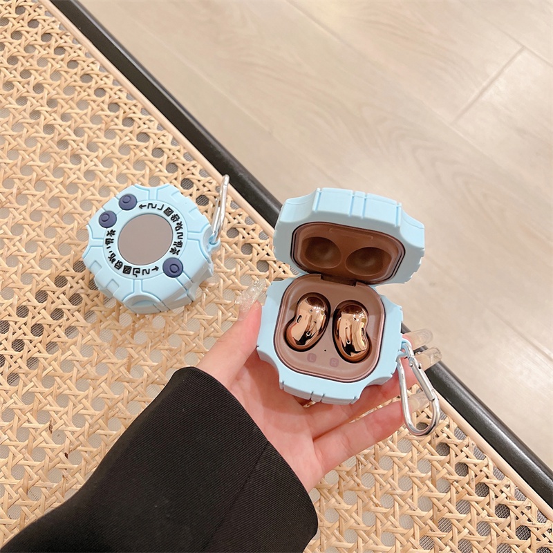 Digimon Vỏ Bảo Vệ Hộp Sạc Tai Nghe bluetooth Không Dây samsung galaxy buds live / buds 2 / buds pro / buds 2 pro Bằng Silicon Mềm