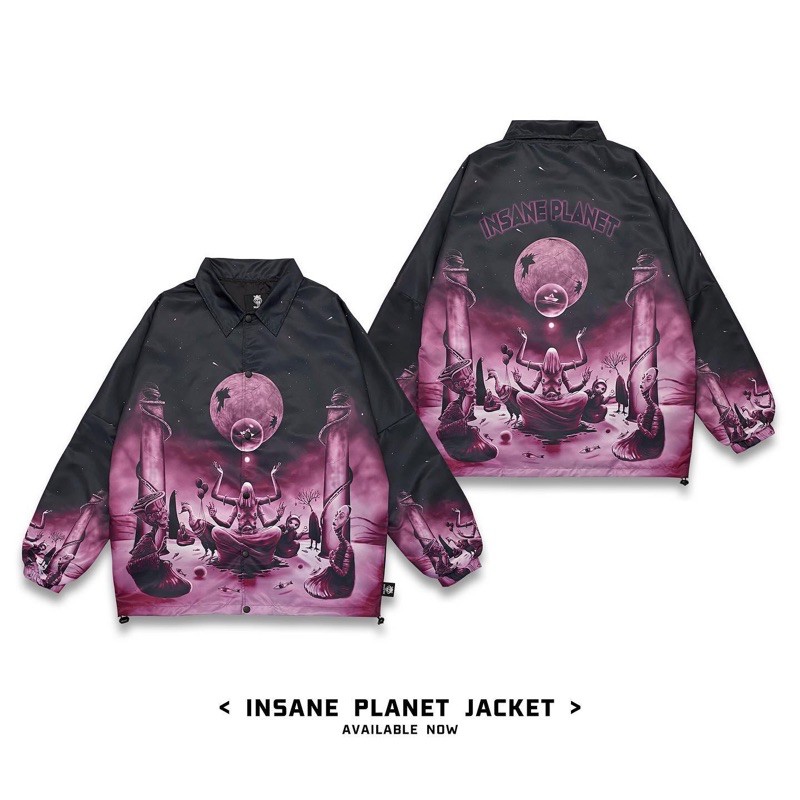 Áo khoác dù Insane Planet Jacket - màu Tím