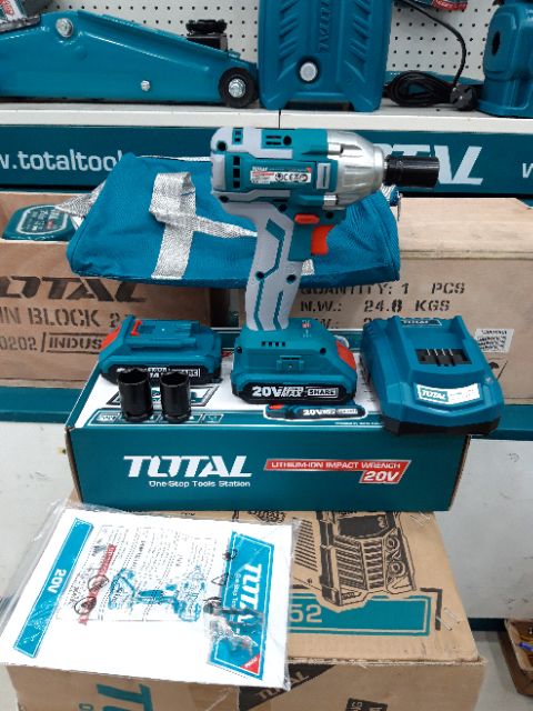 MÁY SIẾT MỞ BULONG DÙNG PIN 20V TOTALModel : TIWLI2001