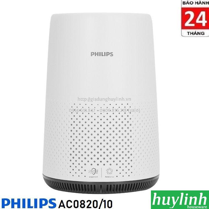 [Mã ELHAMS5 giảm 6% đơn 300K] Máy lọc không khí Philips AC0820/10 - 50m2 - Chính hãng