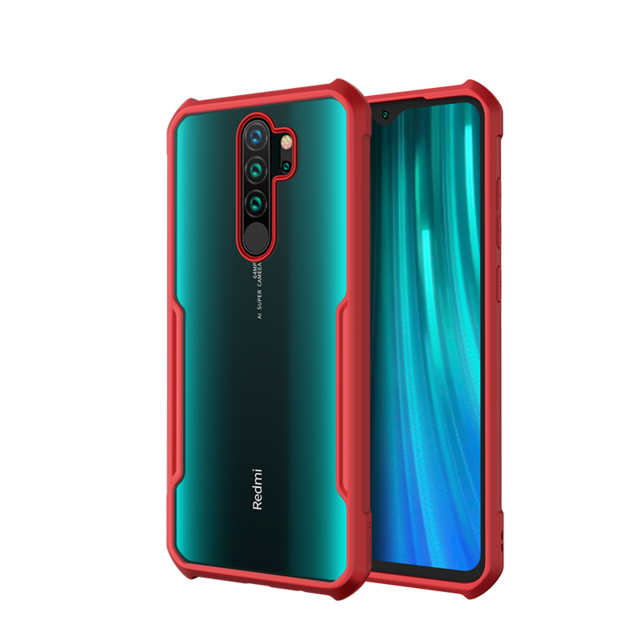 Ốp điện thoại trong suốt kiểu dáng quân đội cho Xiaomi Redmi K30 10X K20 Pro Redmi Note 9S Note 8 Note 9 Pro Max