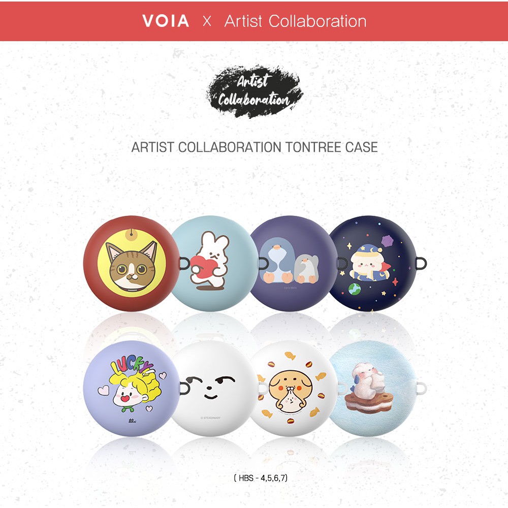 Case ốp cho tai nghe LG Tone Free ( FN 4/6/7 ) - Artist collaboration - Hãng Voia