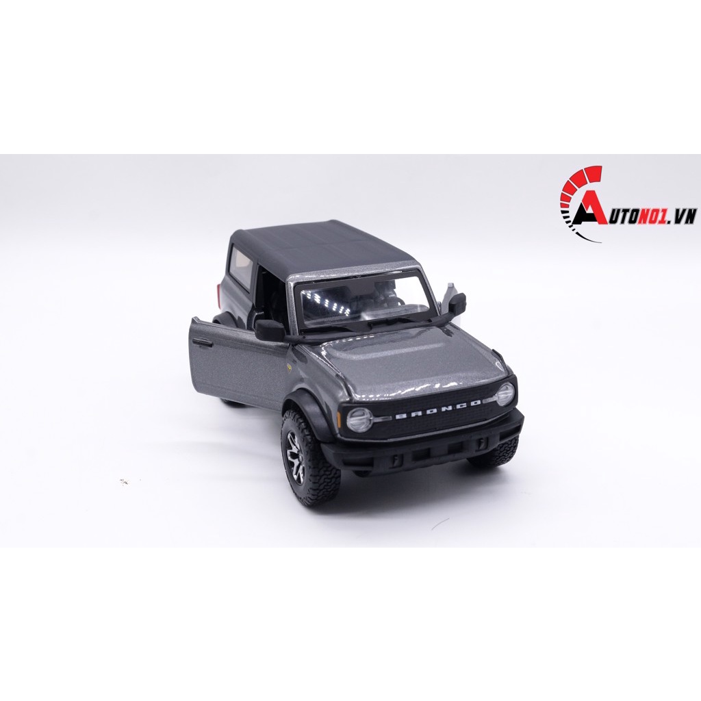 MÔ HÌNH XE FORD BRONEO BADLANDS 2021 GREY 1:24 MAISTO 7817