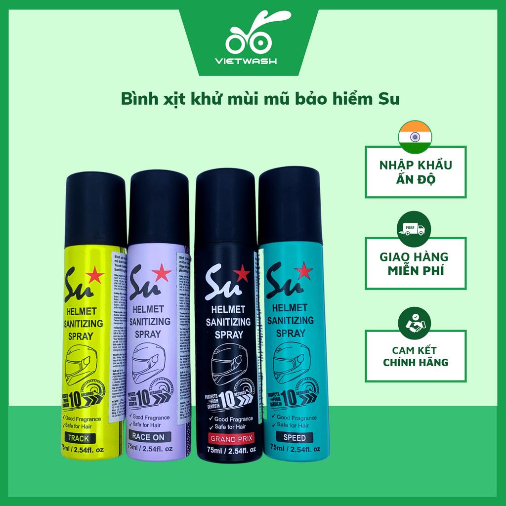 Bình xịt khử mùi mũ bảo hiểm Su Star 75ml