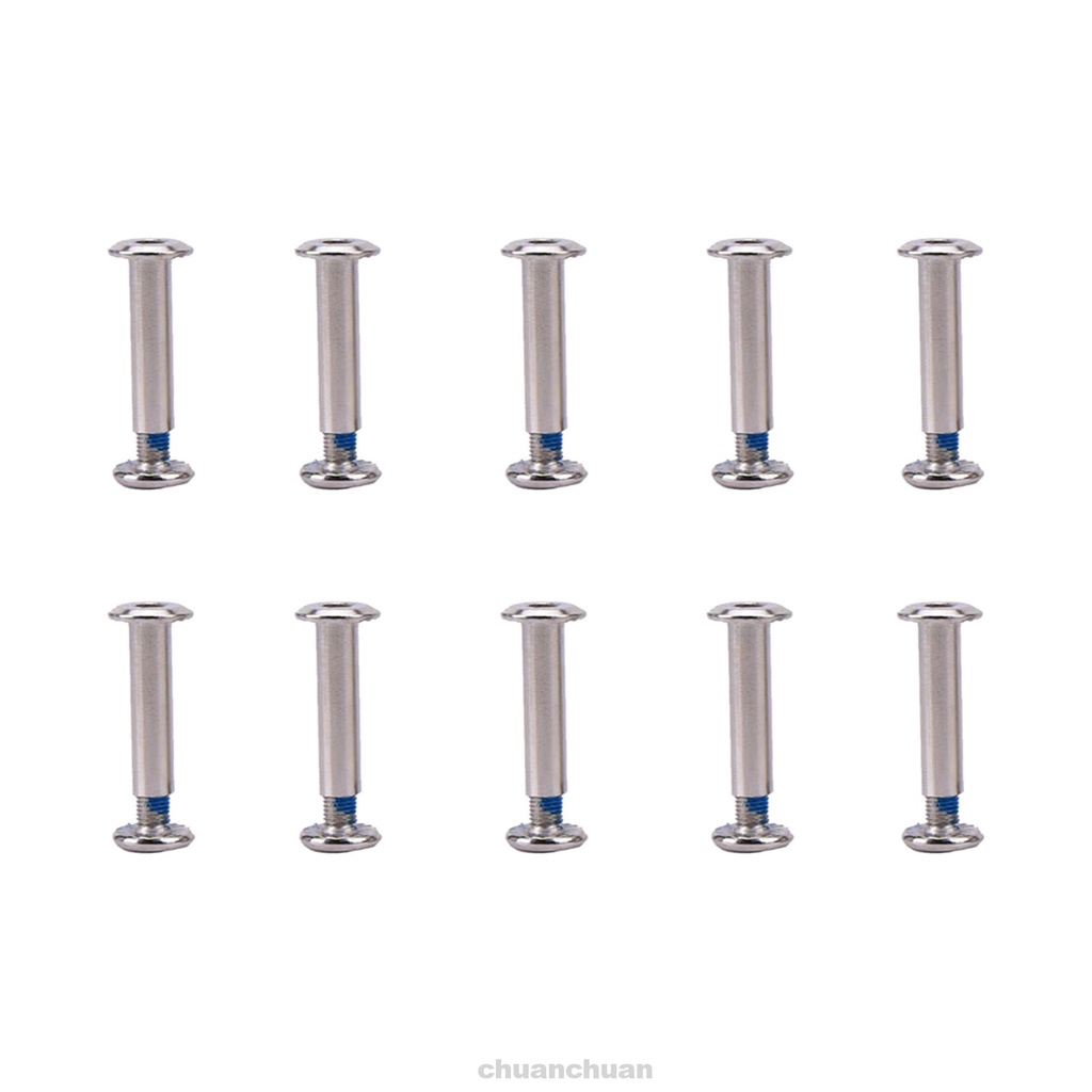 Bộ 10 Ốc Vít Cho Giày Trượt Patin Bằng Sắt Mạ Kẽm Dễ Lắp Đặt Tiện Dụng
