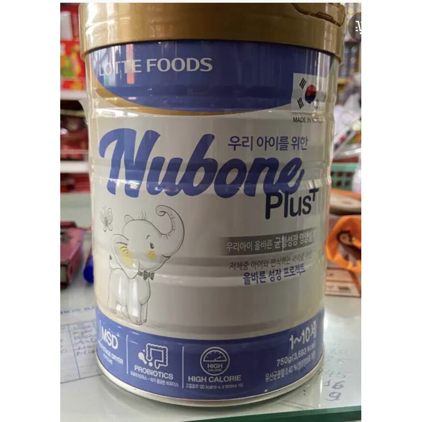 SỮA  NUBONE PLUS+ 750g CHO BÉ 1-10 TUỔI [DATE mới]