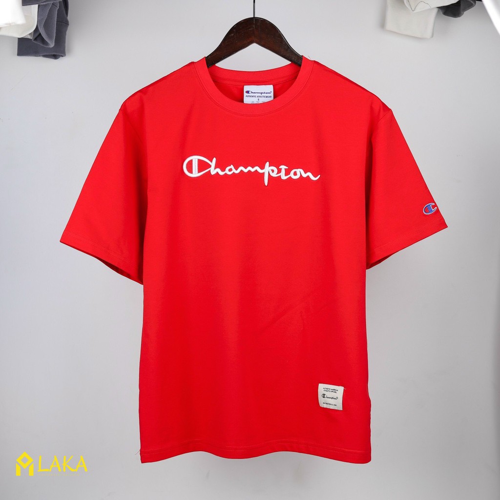 ÁO THUN NAM NỮ UNISEX CHAMPION CAO CẤP VNXK | BigBuy360 - bigbuy360.vn