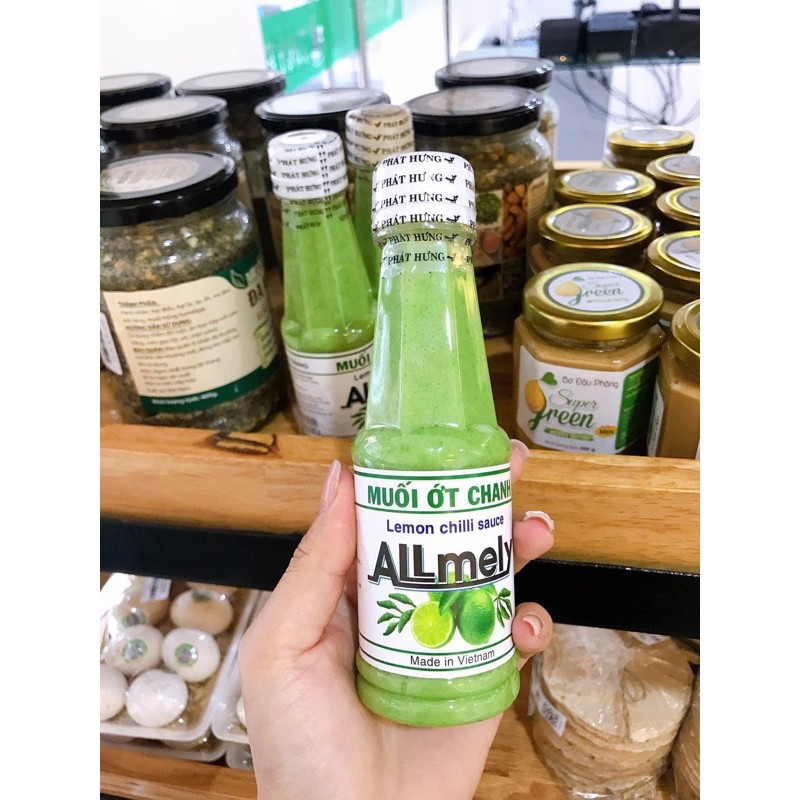 LỐC 6 CHAI MUỐI ỚT CHANH ALLMELY NHA TRANG CHAI 220ml